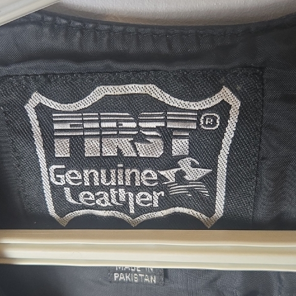 First Genuine Leather Lace-Up Corset Vest - Size Small - Picture 2 of 11